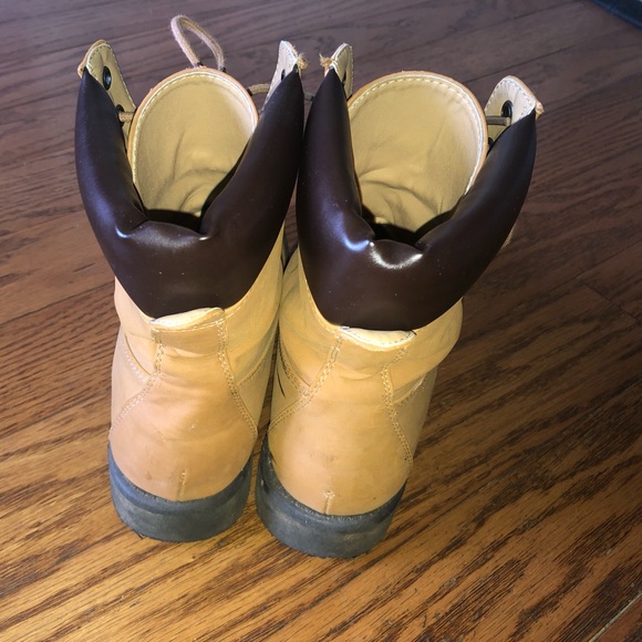 Timberland- Inspired Ankle Boots Combat Booties - Picture 4 of 6